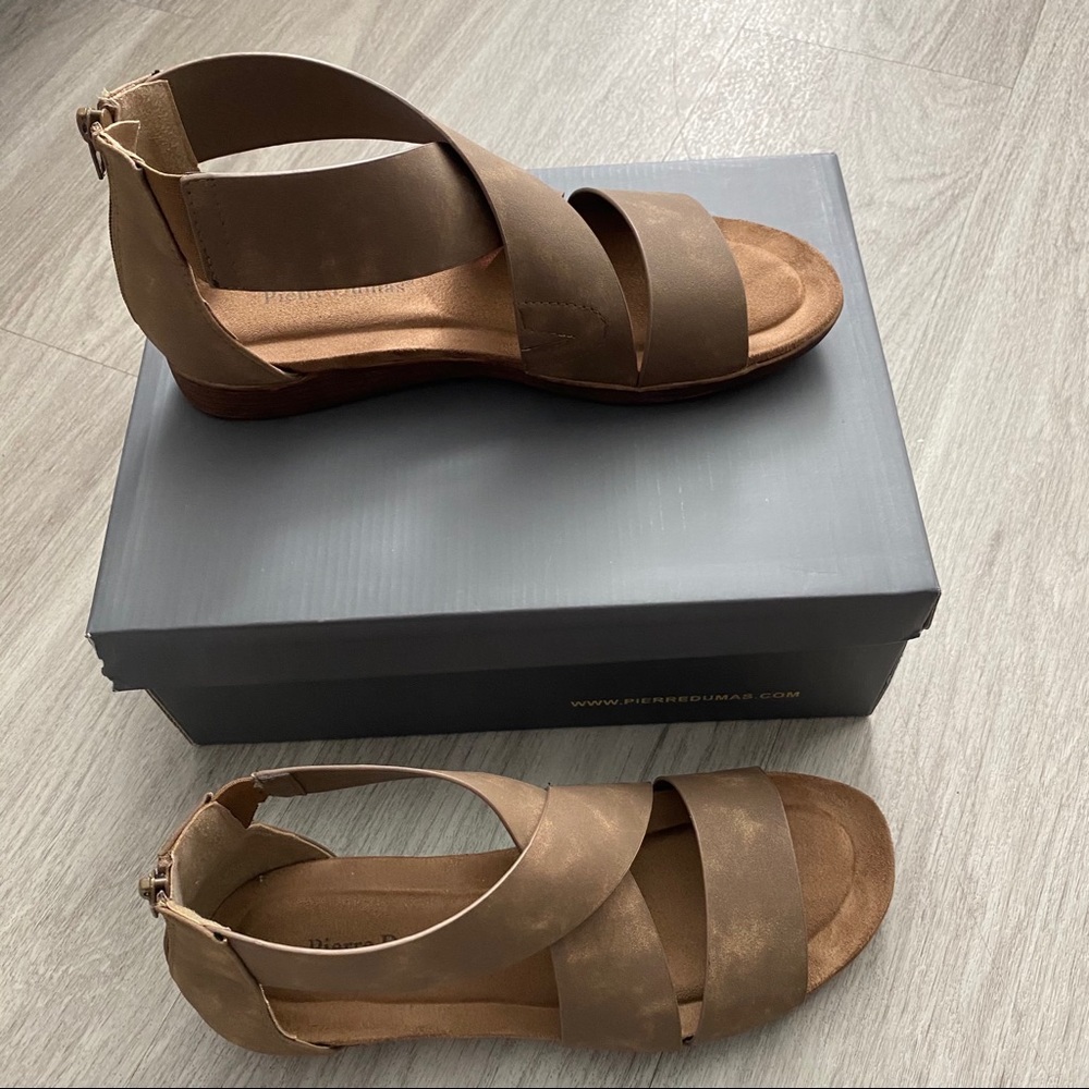 🌞 Pierre Dumas Kori-4 Taupe Sandals  🌞